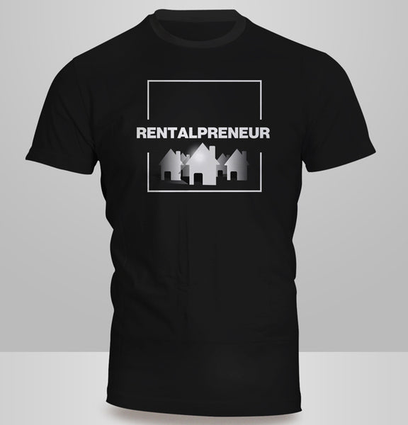Rentalpreneur Fitted T-shirt (White)